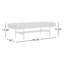 Banc rembourré en cuir véritable Penina-706929648