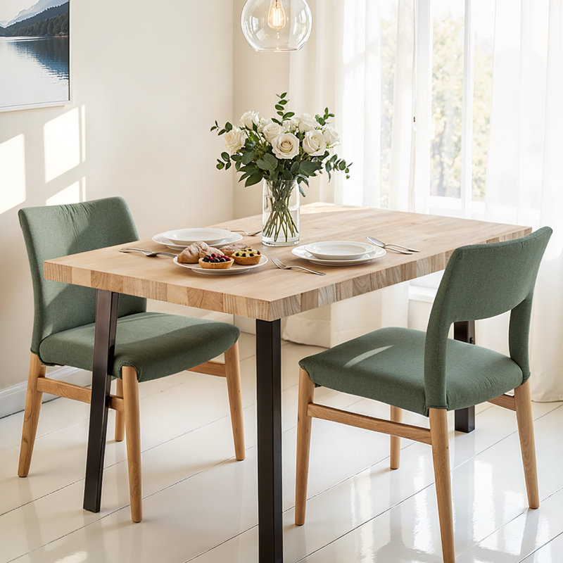 Comptoir en hévéa massif Bartlum, H 36 po x l 25 po x P 1,5 po
