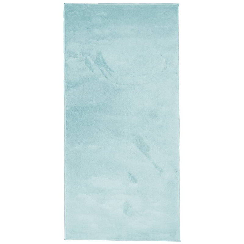 Round Inloes Solid Colour Area Rug, Runner 100 x 200cm