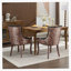 Chaise d'appoint rembourrée bronze-139080716