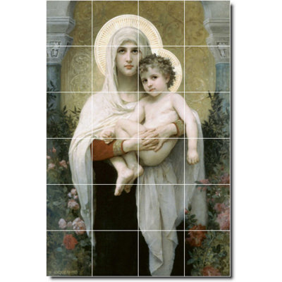 8" X 8"32" X 48"Set Of 24-32" X 48" Ceramic William Bouguereau Nude Painting Decorative Mural Tile W00796: 8" X 8" (Set Of 24)