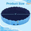 Grande piscine pliable pour chien avec arroseur-95981003