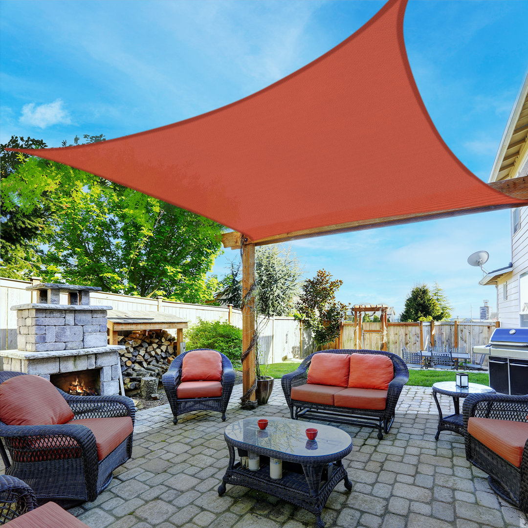 12' x 12' Square Shade Sail LOVE STORY 