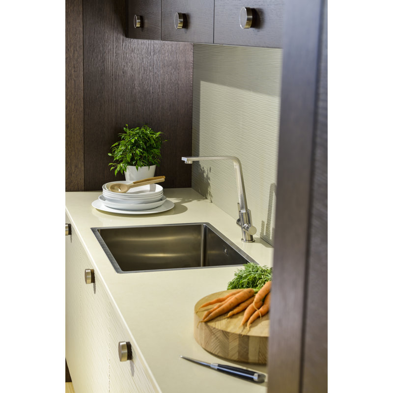 Abode Designs Linear Flair Kitchen Faucet, Brushed Nickel