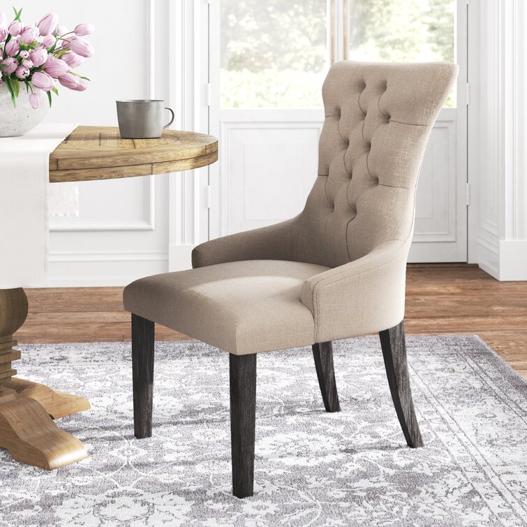 Kelly Clarkson Home Estella Upholstered King Louis Back Side Chair -  ShopStyle