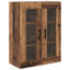  Highboard With Drawer 2 Pcs Old Wood Engineered Wood And Glass-656358243