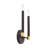 Orean Steel Flush Mounted Sconce-113482662