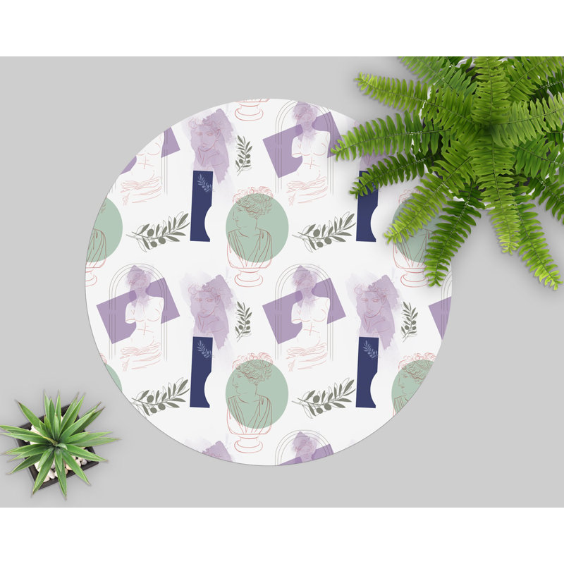 Aspasius Hard Floor Straight Round Chair Mat