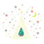 Glow Stars Non-Wall Damaging Wall Decal