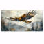 Aigle brun montant au-dessus de la vallée - Art mural oiseau - art mural moderne pour le salon-1434461520-1434461523