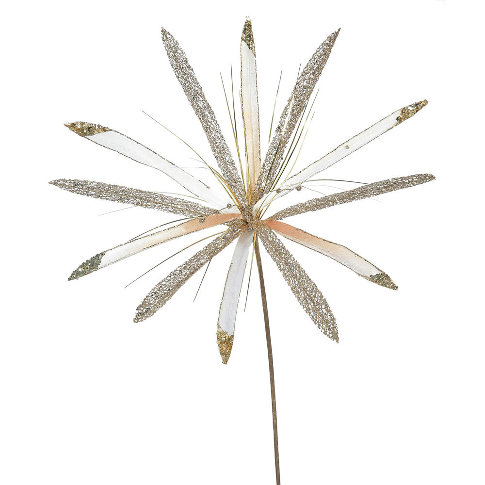 24", 20" Velvet Papyrus Aritificial Christmas Pick (Set of 3) The Holiday Aisle® Flower