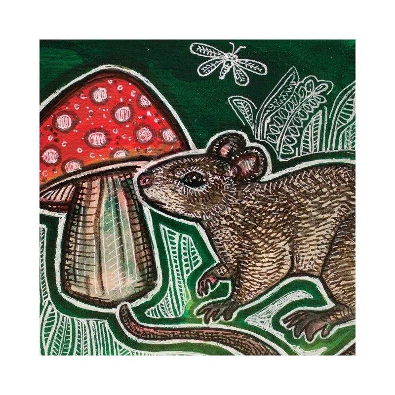1 Piece Wall Art on Canvas, 45.72 cm H x 45.72 cm W x 1.91 cm D, Wrapped Canvas