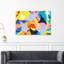 Birds And Stars Abstract Bold Colorful Bird Landscape Nature Wall Art Print by Isabelle Brent - Wrapped Canvas Print-1397858409