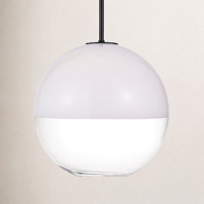 Dimmable Glass Single Light Pendant