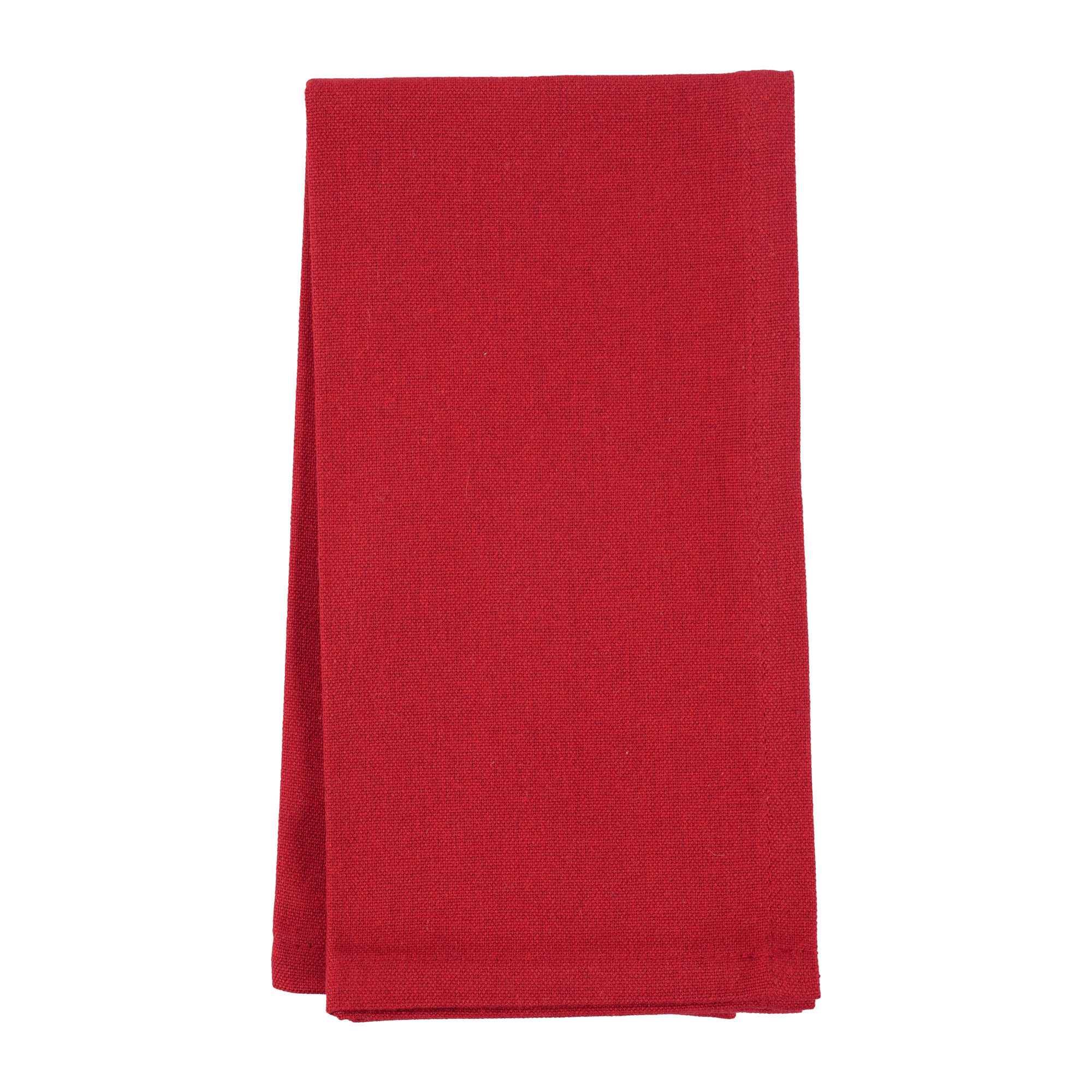 Asberry Dining Linen Set - Set of 8, Red