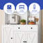 Armoire de rangement avec garde-manger Gracie Oaks-276672468