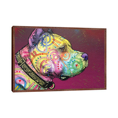 Pit Bull Soul by Dean Russo - Print on Canvas