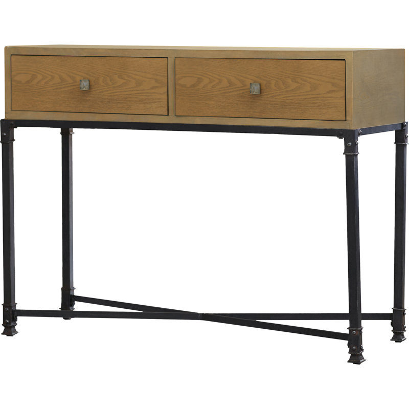 40.5'' Solid Wood Top Console Table