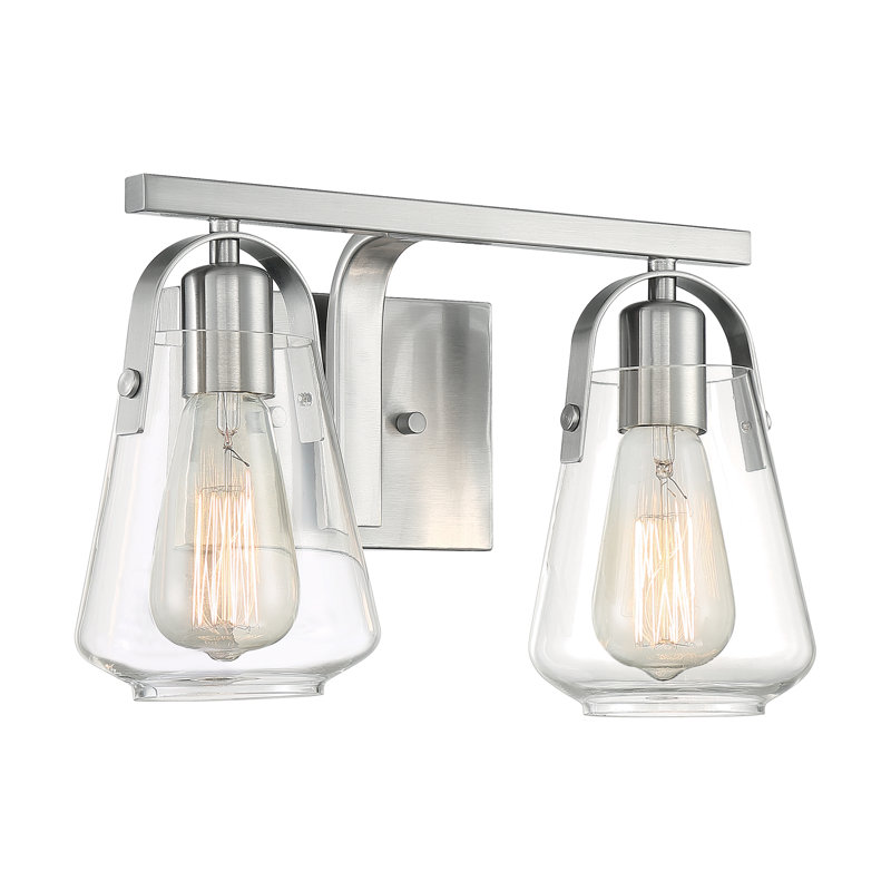 Powers 2 - Light Dimmable Vanity Light, Brushed Nickel