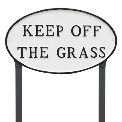 Weather Resistant Metal Garden Sign