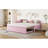 Twin Size Upholstered L-Shaped Upholstered Daybed With Pop Up Trundle-15868312