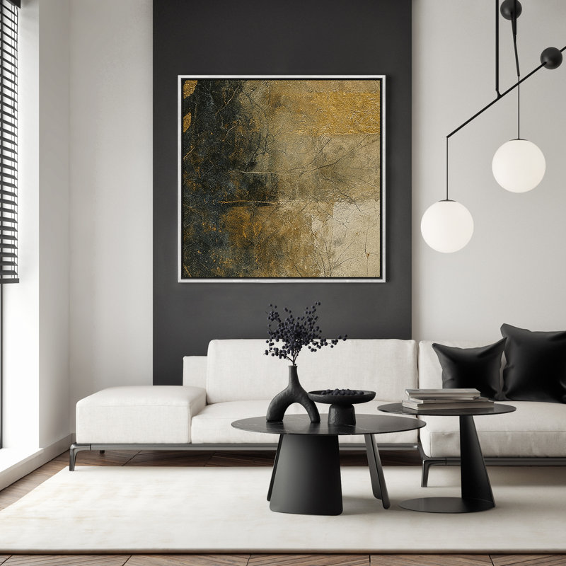 Art mural encadré, rétro, antique, classique pour chambre à coucher, H 16 po x l 16 po, Blanc