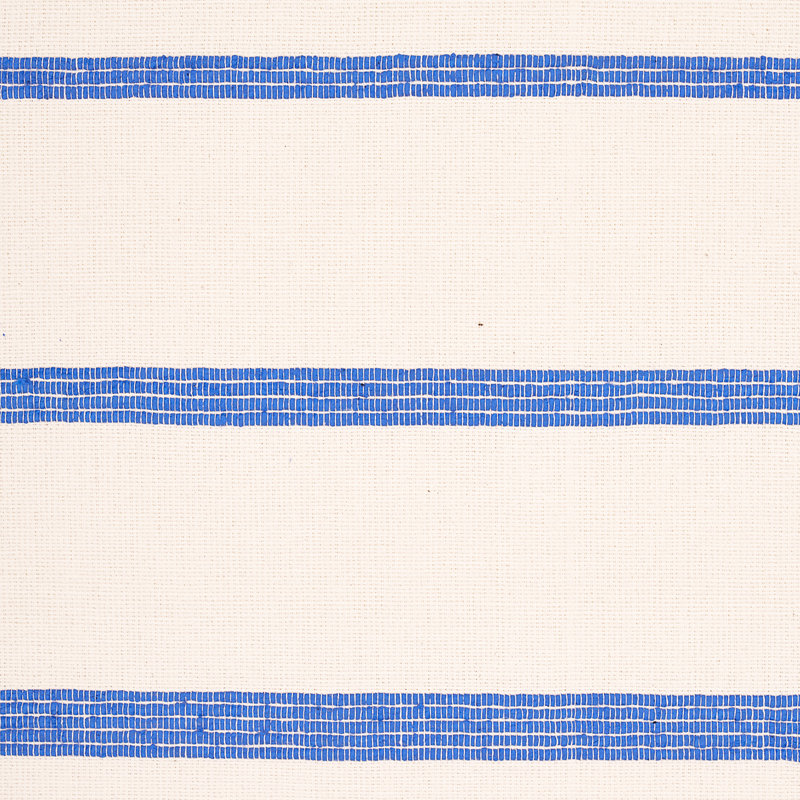 Cambaya Handwoven Stripe Fabric, Blue
