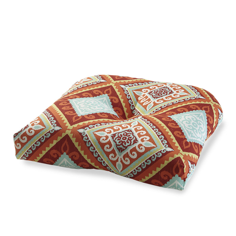 Coussin de siège espagnol pour l'extérieur, Rouge