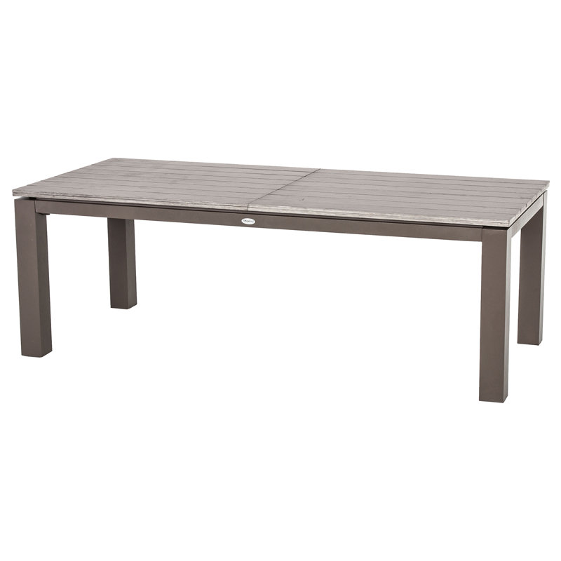 Magni Rectangular Metal Extendable Outdoor Dining Table , 220cm cm W 99cm cm D
