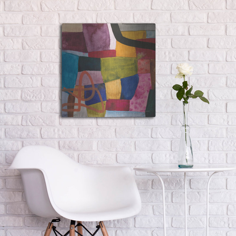  'Freeway 5' by Cheryl Warrick Metal Wall Art, 24" x 24", 24" H x 24" W