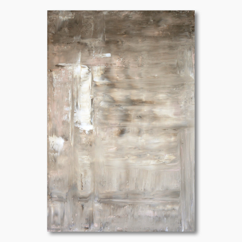 Art moderne gris et bleu II 2PT47799, H 12 po x l 8 po x P 1 po