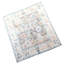 Hand Knotted Wool Area Rug in Silver