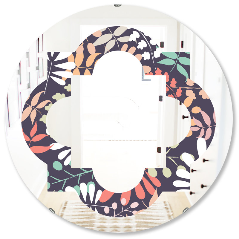Miroir mural Botanical II, H 31,5 po x l po