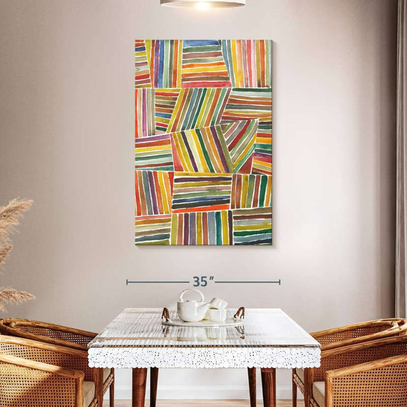 Avery Stripes I, 48" H x 32" W