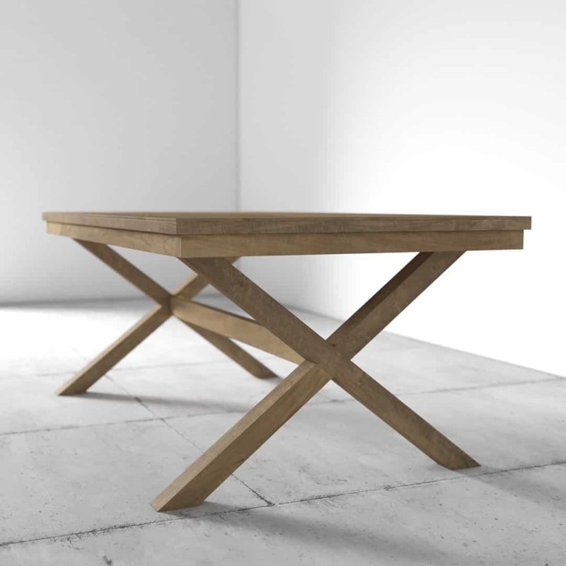 Table de restaurant rectangulaire L 42 po Debarr Eastville, H 30 po x l 42 po x L 78 po