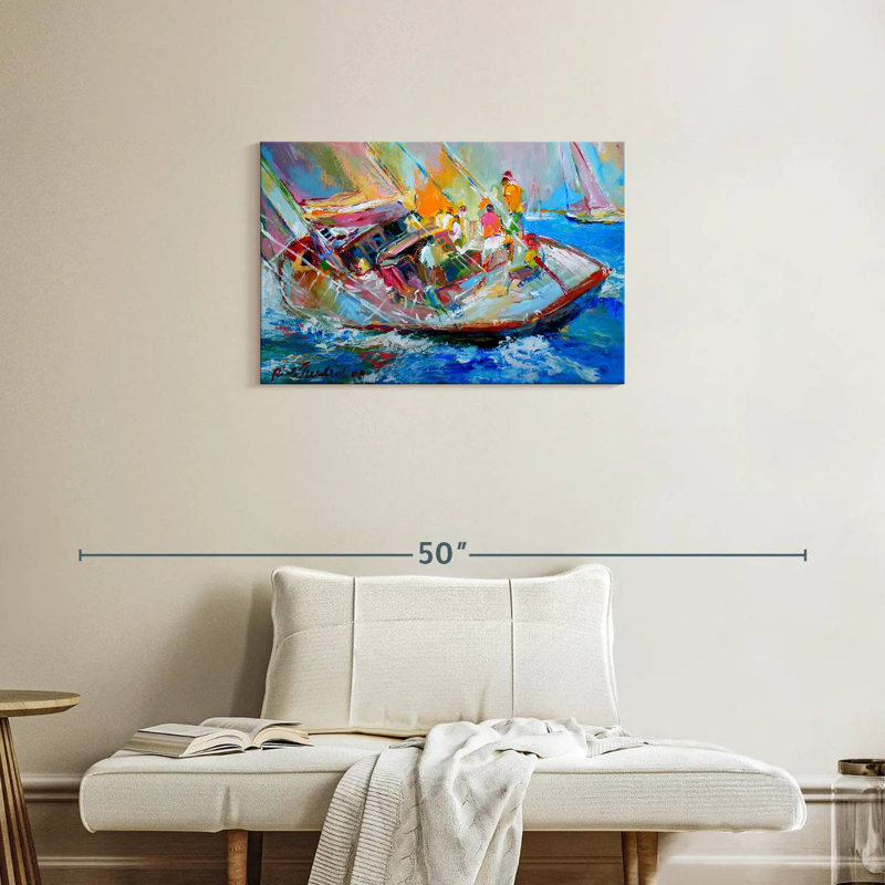 Mehar Sail, 20" H x 30" W