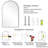 Arch Metal Wall Mirror-2101902770
