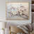 Toile naturelle avec cadre flottant