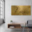 «Natural Abstract II» par Laura Horn, art mural en métal doré, 24 po x 12 po-133656439