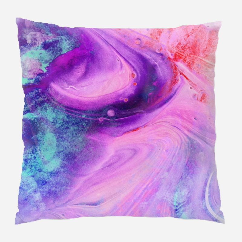 Sereno Throw Pillow, Microsuede, Indoor