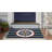 Rushsylvania Striped Polyester Kitchen Mat-1776297152