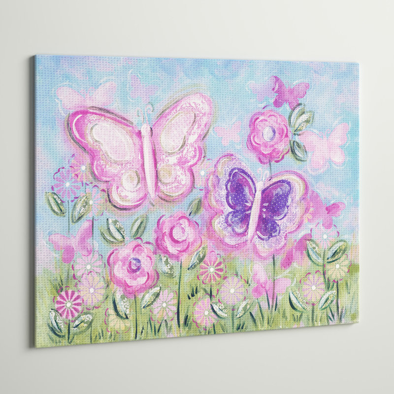 «Vada Butterflies», impression, H 24 po x l 30 po, Toile tendue