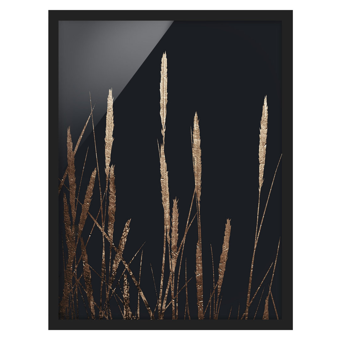 Gerahmtes Poster Flora – Golden Reed