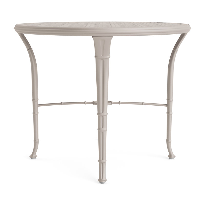 Calcutta Outdoor Round Bistro Table, Dove