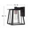 Izzie Black Outdoor Wall Lantern-1733570999