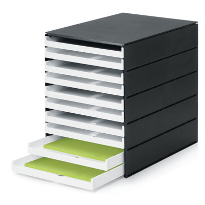 33.5cm H x 24.3cm W x 32.3cm D Reversible Desk File Pedestal