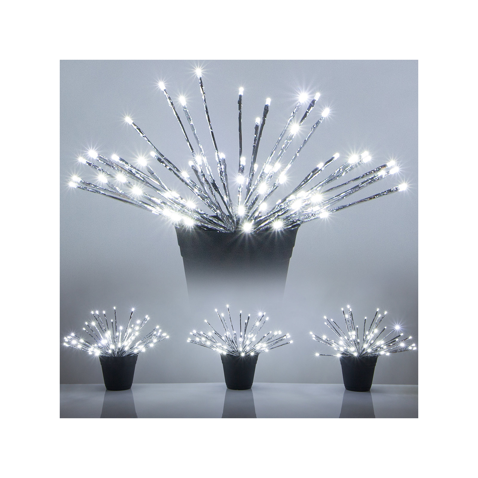 15'' LED Lighted Trees & Branches, Cool White
