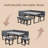 Simple and Stylish 5 - Person Breakfast Nook Dining Table Set-113430897