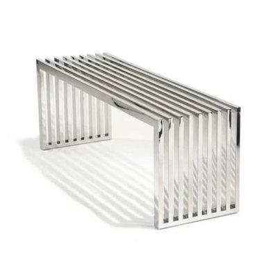 Trino Stainless Steel Bench