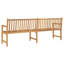 Orkin Solid Wood Teak Outdoor Bench-2142696104